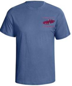 104862 T-shirt - Blauw met geborduurde C4 Special Edition auto