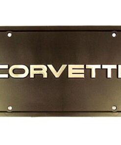 104899 Licentiebord - Chrome C4 stijl Lettering met zwart Boarder