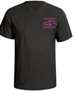 104919 T-shirt - zwart met geborduurde C4 Special Edition auto
