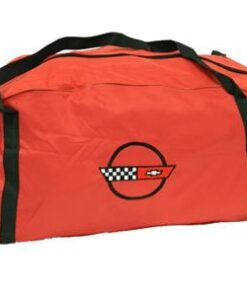 104926 rood Duffel / auto afdekking opslagzak met C4 geborduurd logo