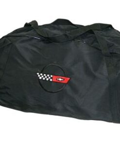 104931 Opbergzak - Zwarte Duffel / Autohoes met C4 geborduurd logo