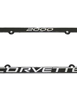 105024 97-13 Black License Plate Frame / Bezel - met auto jaar