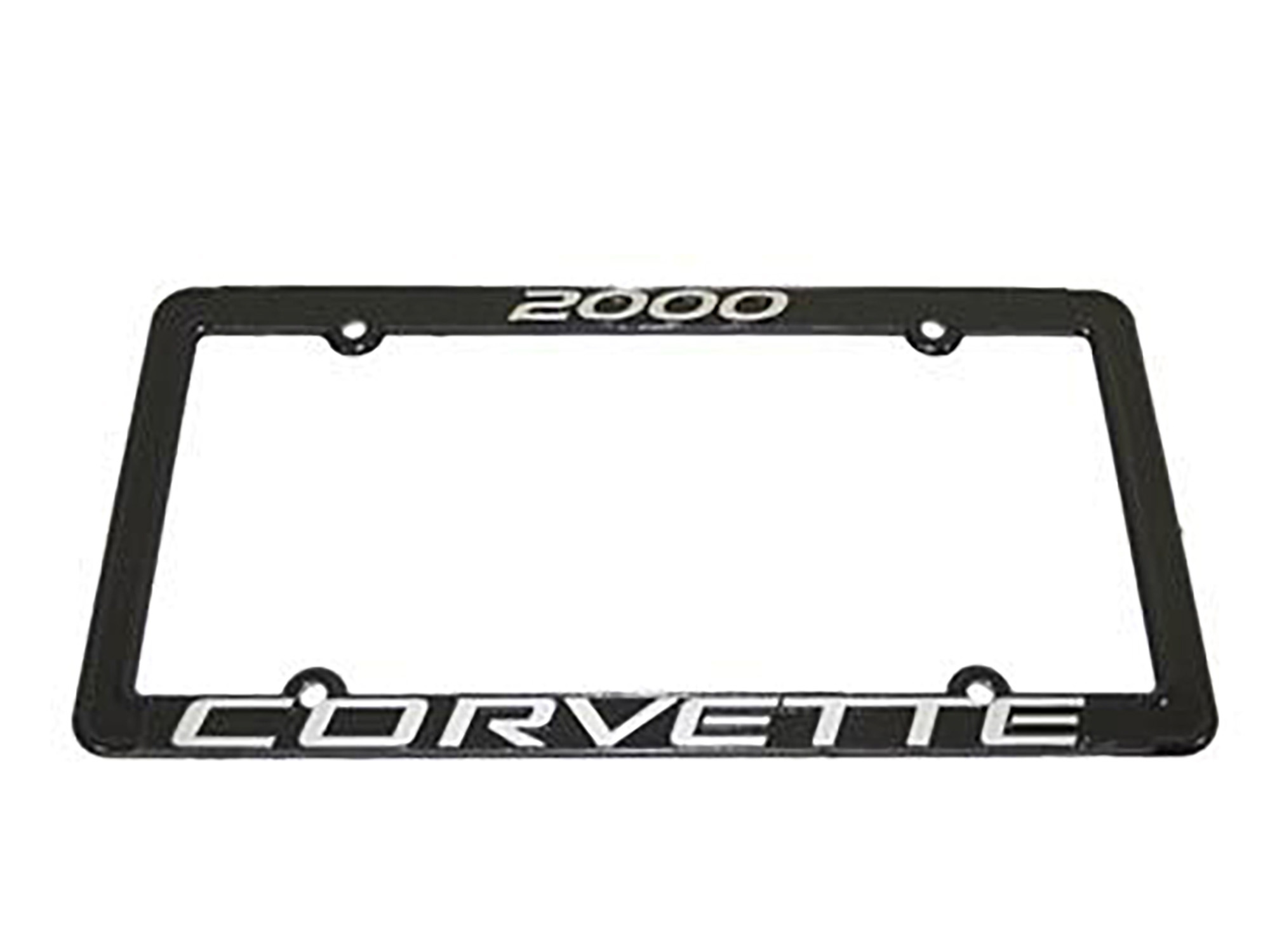 105024 97-13 Black License Plate Frame / Bezel - met auto jaar