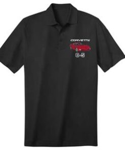 105217 Polo Shirt - Black Tournament-C5 Coupe met uw kleur buitenkant en interieur
