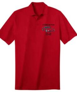 105228 Polo Shirt - Rood toernooi C5 Coupe met uw keuze van buitenkant en interieur