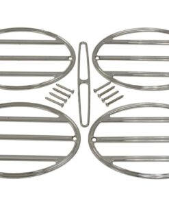 105347 97-04 Staartlamp Louvre - Achter 5 stuks Chrome