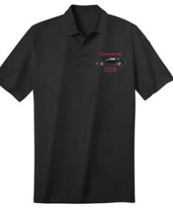 105516 Polo Shirt - Toernooi Zwart C5 Z06 met uw keuze van buitenkant en interieur