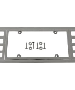 105709 97-04 Rear License Plate Frame / Bezel - Chrome (Billet Aluminium)