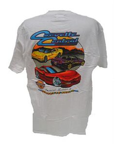 105741 T-Shirt 97-04 Corvette onderdelen Wit