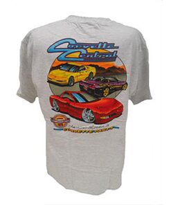 105799 T-Shirt 97-04 Corvette delen grijs