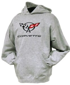 105863 Hoodie/Hooded Sweatshirt met C5 logo grijs