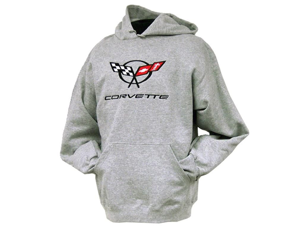 105863 Hoodie/Hooded Sweatshirt met C5 logo grijs
