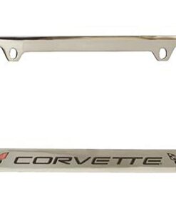 105932 kentekenplaat frame / bezel - c5 logo chroom