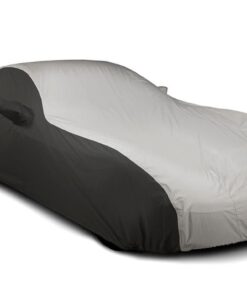 106052 2005-2013 Car Cover Stormproof grijs en zwart met geborduurd C6 Logo