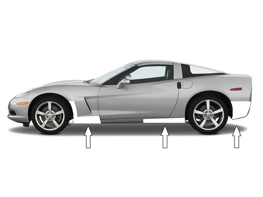 106122 05-13 Cleartastic Paint Protector 8 stuks behalve Z06