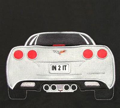 106573F 05-13 Sweatshirt Rear End Coupe Ingevulde ontwerp (ND)