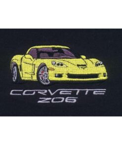 106644 06-13 T-shirt - zwart met uw buiten-en interieur Z06 kleuren