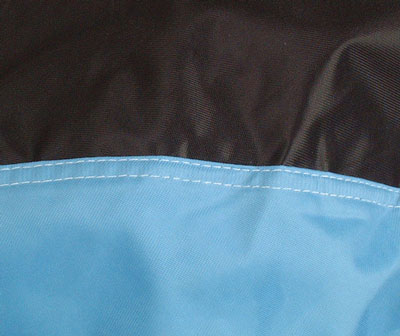 106687 06-13 Car Cover Stormproof Z06 blauw en zwart met geborduurd C6 logo