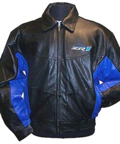 106723 Jacket Two Tone Lambskin Bomber C6 ZR1 Empressed Emblem *Clearance*