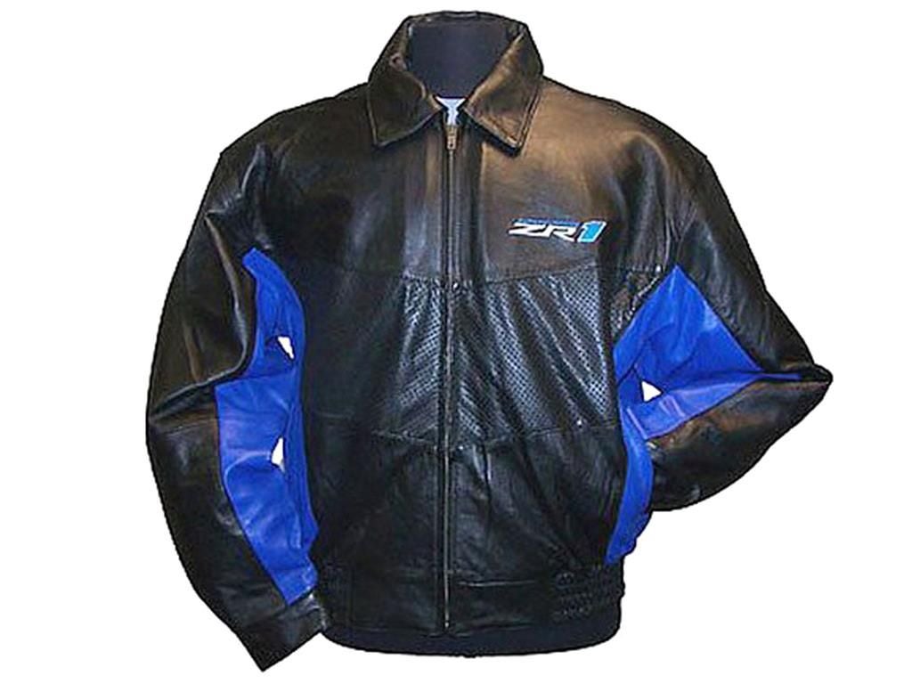 106723 Jacket Two Tone Lambskin Bomber C6 ZR1 Empressed Emblem *Clearance*