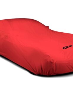 106895 2006-2013 Car Cover Stormproof Rood met C6 Z06 geborduurd Emblem