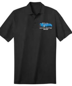 106915 Polo Shirt - zwart toernooi C6 ZR1 met keuze van externe en interieur kleuren