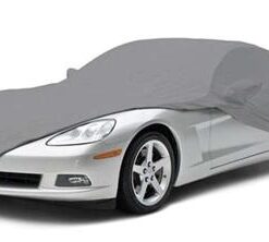 106963 10-13 Car Cover Triguard GrayGrandSport Coupe EMBFront RearC6 Logo"Uitgeschakeld"