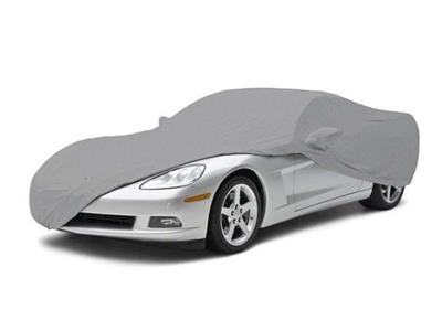 106965 10-13 Car Cover - Msom Plus Gray Grand Sport Coupe met geborduurde logo's