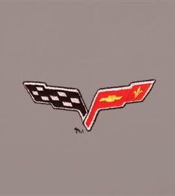 106977 2005-2013 Car Cover Stormproof Gray geborduurd Emblem behalve Z06 ZR1