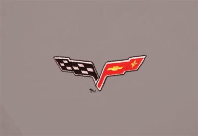 106977 2005-2013 Car Cover Stormproof Gray geborduurd Emblem behalve Z06 ZR1