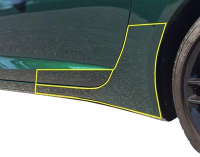 107324 14-19 Cleartastic Rocker Panel & Lower Door