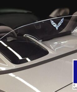 107532-02 14-19 Smoke Convertible Wind Deflector W/C7 Flag