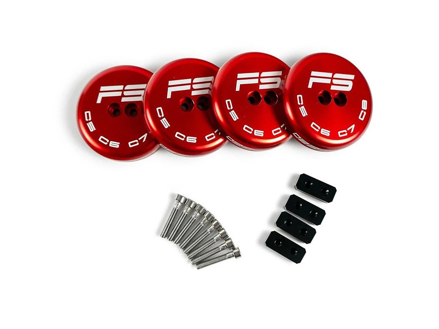 107960 1997-2027 fabspeed corvette jacking hefpads / pucks