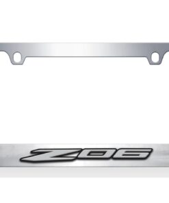 108887 C8 Z06 Logo Chrome License plaat Frame/ Bezel