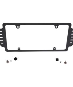 108993 2020-2027 Wings zwart License plaat Frame