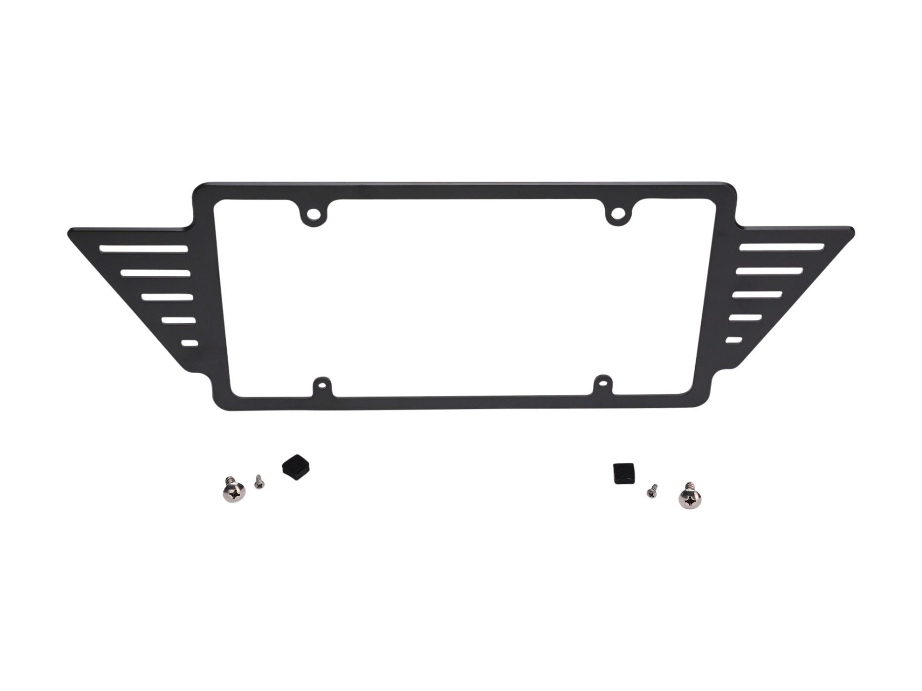 108993 2020-2027 Wings zwart License plaat Frame