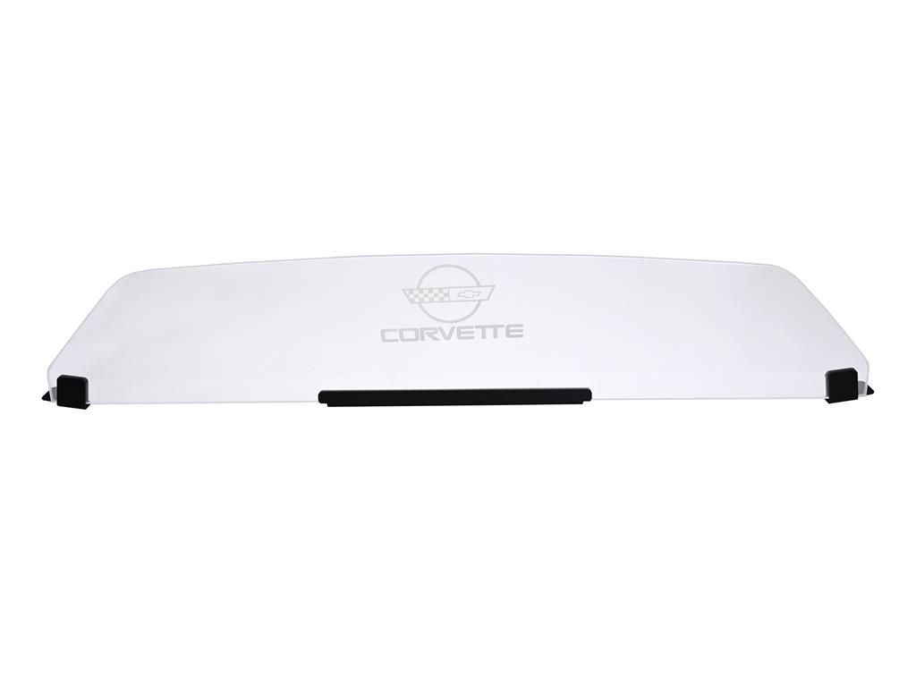 114025 86-96 Clear cabriolet Wind Restrictor / Deflector met C4 logo en Script