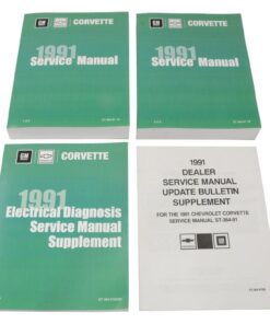 114057 91 GM Shop Servicehandboek 3 boek Set (ND)