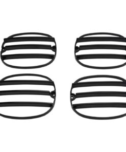 114320 91-96 zwart Unpainted Phantom achterlicht Grilles