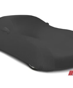 115032 97-04 Moda Stretch Zwarte autohoes met C5 Emblem