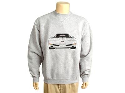 115442 97-04 sweatshirt front end coupe geschetst ontwerp (nd)