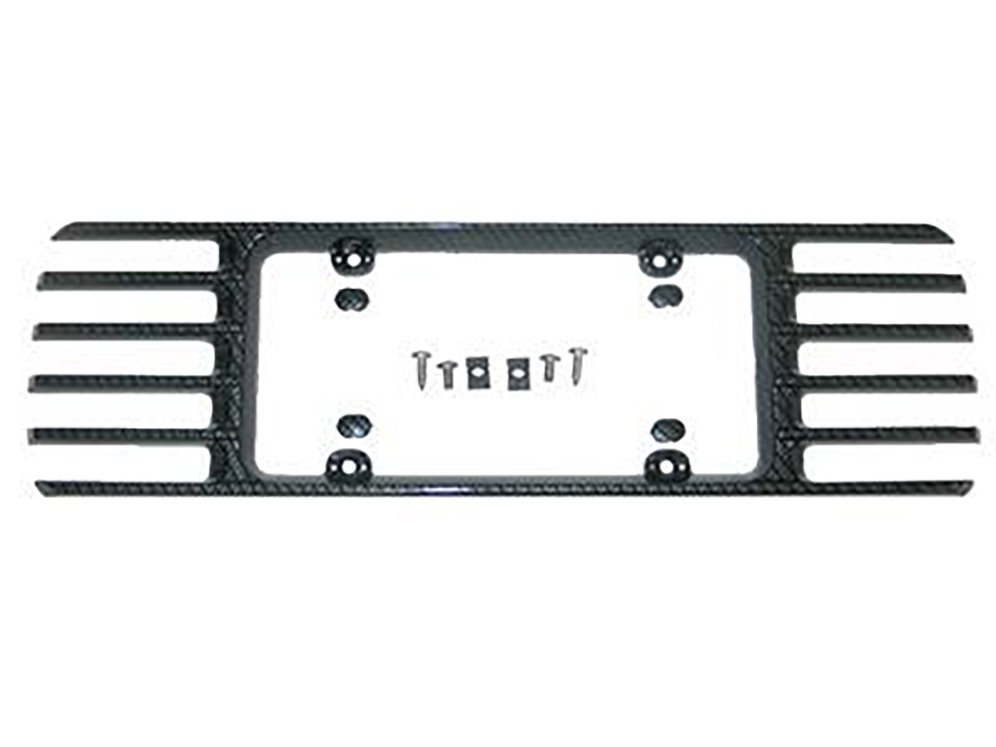 115511 97-04 Achterste Phantom License Plate Frame / Bezel - Carbon Fiber Look