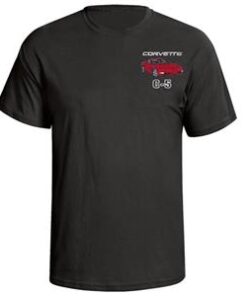 115533 97-04 T-shirt - Zwart met je buiten-en interieur Coupe kleuren