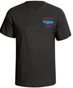 115578 97-04 T-shirt - zwart met je buiten-en interieur cabriolet kleuren