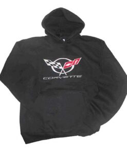 115611 Hoodie/Hooded Sweatshirt met C5 logo zwart