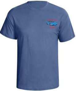 115650 97-04 T-shirt - Blauw met je exterieur en interieur cabriolet kleuren