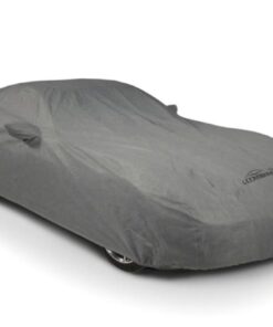 115654 01-04 Car Cover Triguard Gray C5 Z06 geborduurd Achter Logo's "Uitgeschakeld"