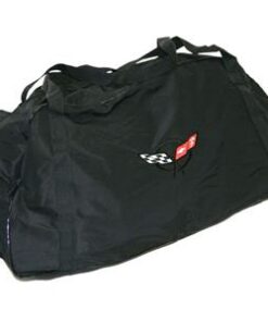 115768 Opbergzak - Zwarte Duffel / Autohoes met C5 geborduurd Logo