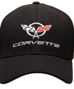 115923 Zwarte Flexfit Performance Hat met C5 geborduurd logo