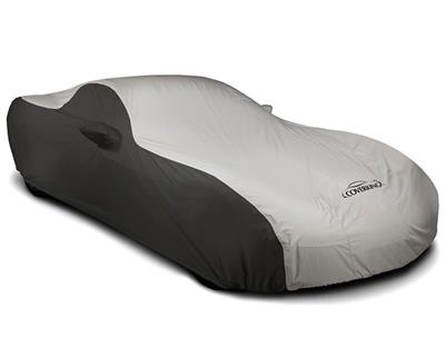 116635 2010-2013 auto cover stormbestendig grand sport coupe grijs zwart c6 logo